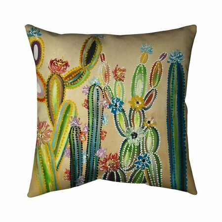 FONDO 20 x 20 in. Desert Gems-Double Sided Print Indoor Pillow FO3327994